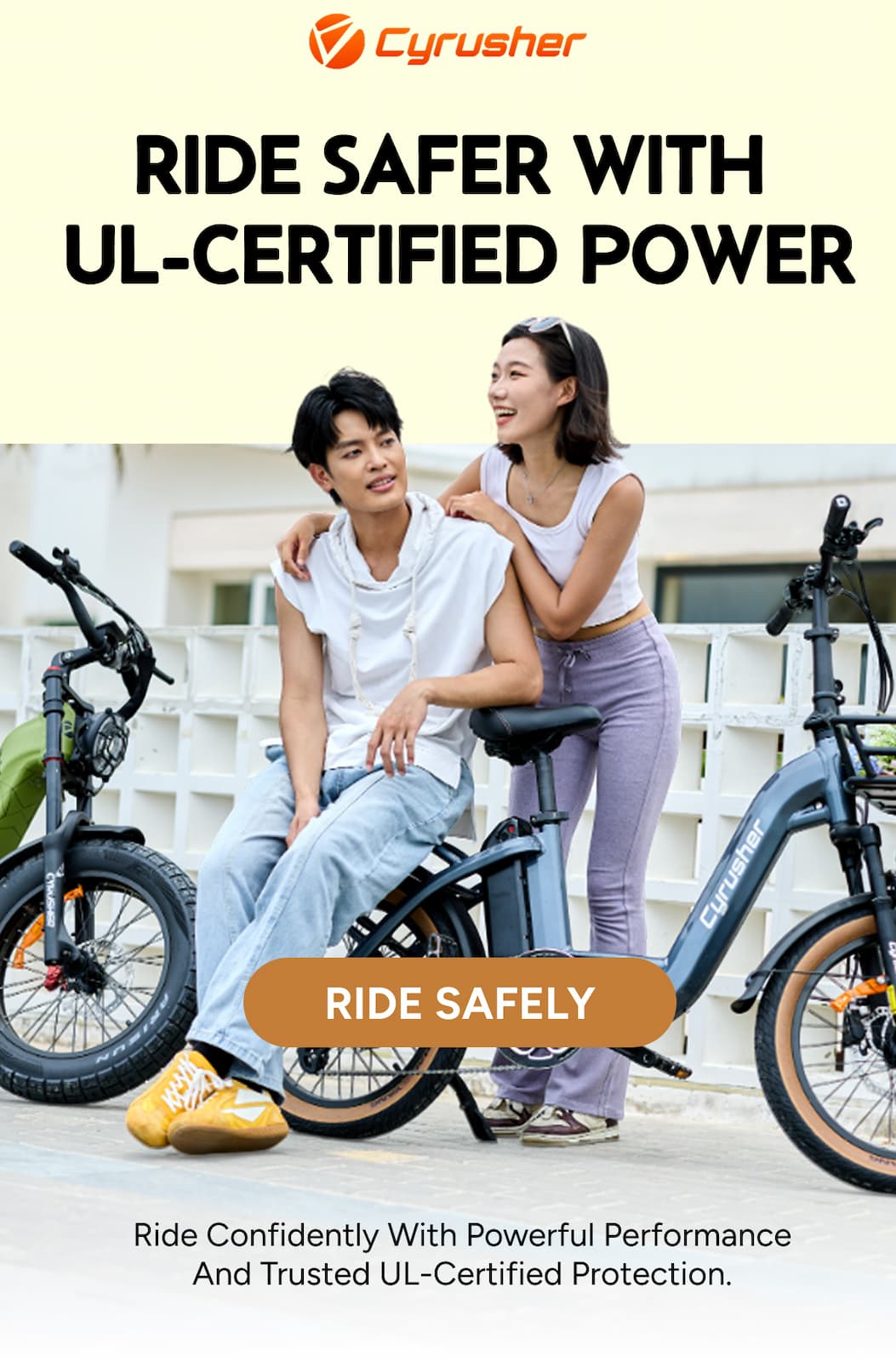 ride confidently with poweful performance and trusted ul-certified protection