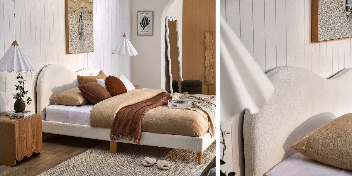 Softly Sculpted Bedroom