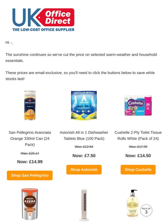 Sunshine Savers: Email-exclusive price cuts inside, —✂️