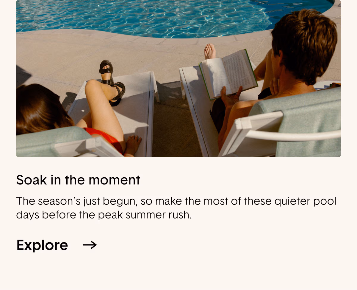 Soak in the moment