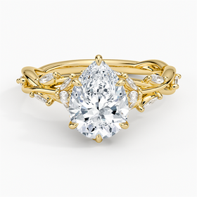 14K Yellow Gold Secret Garden Diamond Ring (1/2 ct. tw.)