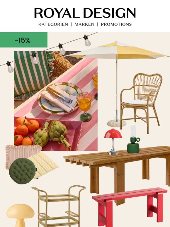 15% Rabatt auf Outdoor