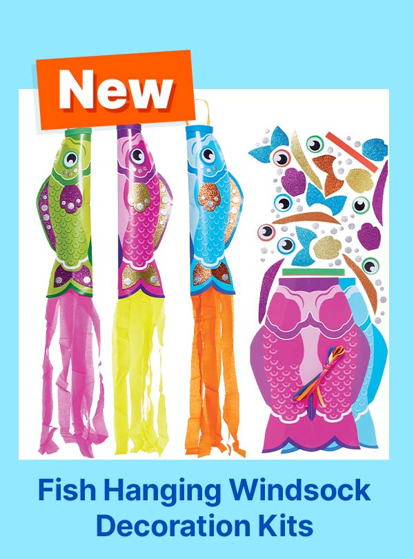 Fish Hanging Windsock Decoration Kits