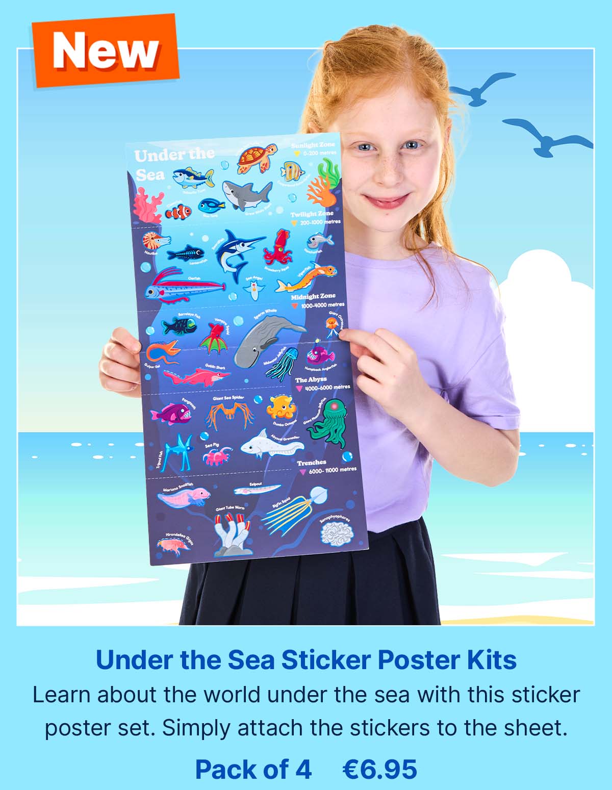 Under the Sea Sticker Poster Sets