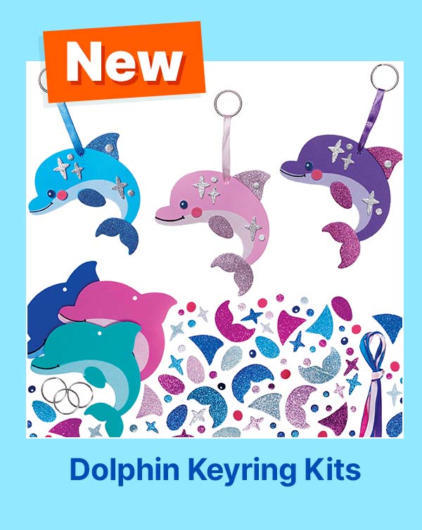 Dolphin Keyring & Bag Dangler Kits