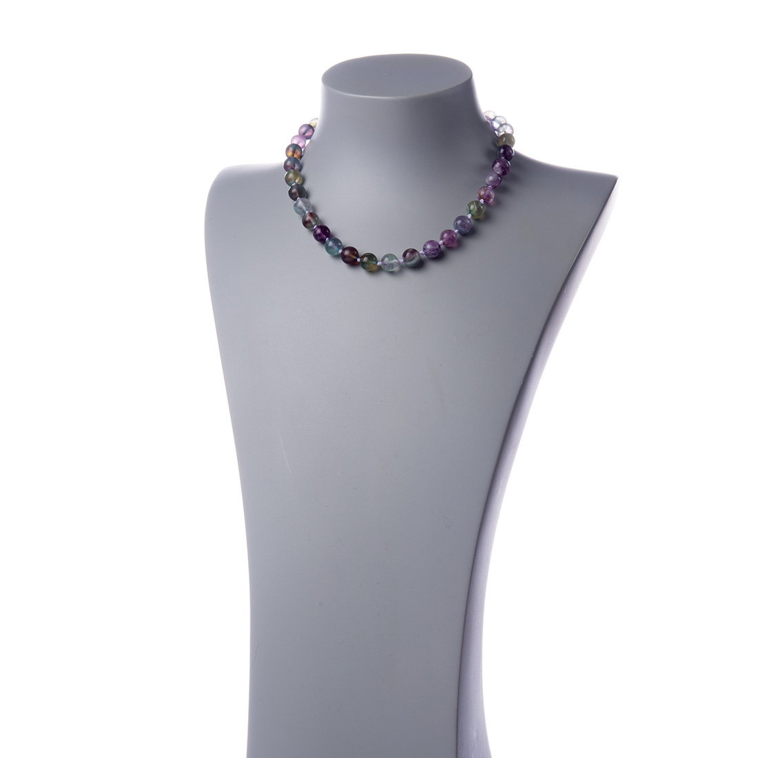 Collana Fluorite e Ag 925