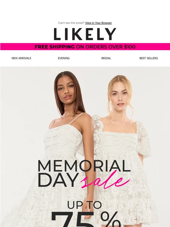 Final Hours: Memorial Day Sale!