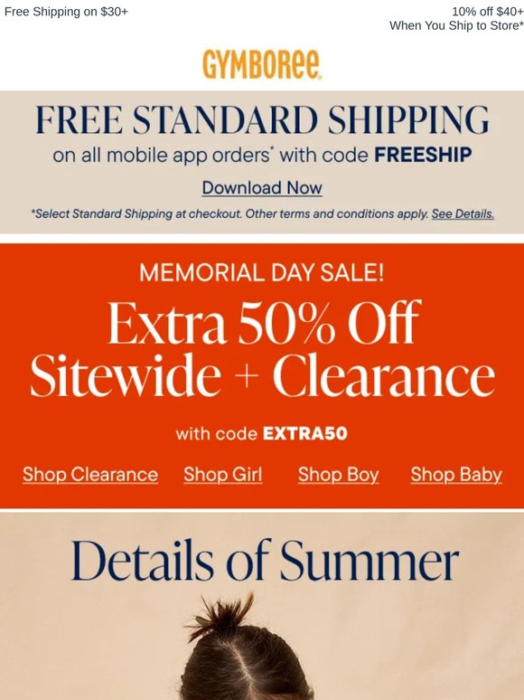 Last Call for Extra 50% Off Everything (Clearance Included!)
