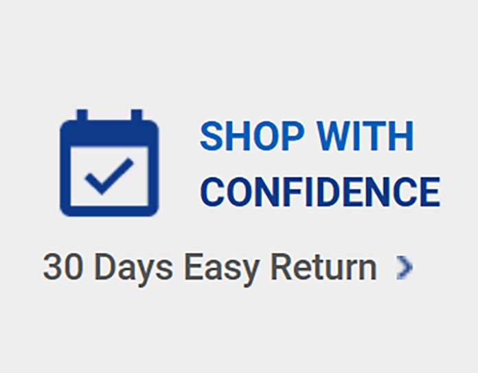 SHOP WITH CONFIDENCE