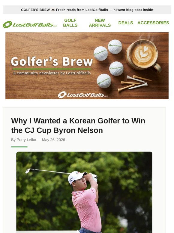 Why I Wanted a Korean Golfer to Win the CJ Cup Byron Nelson