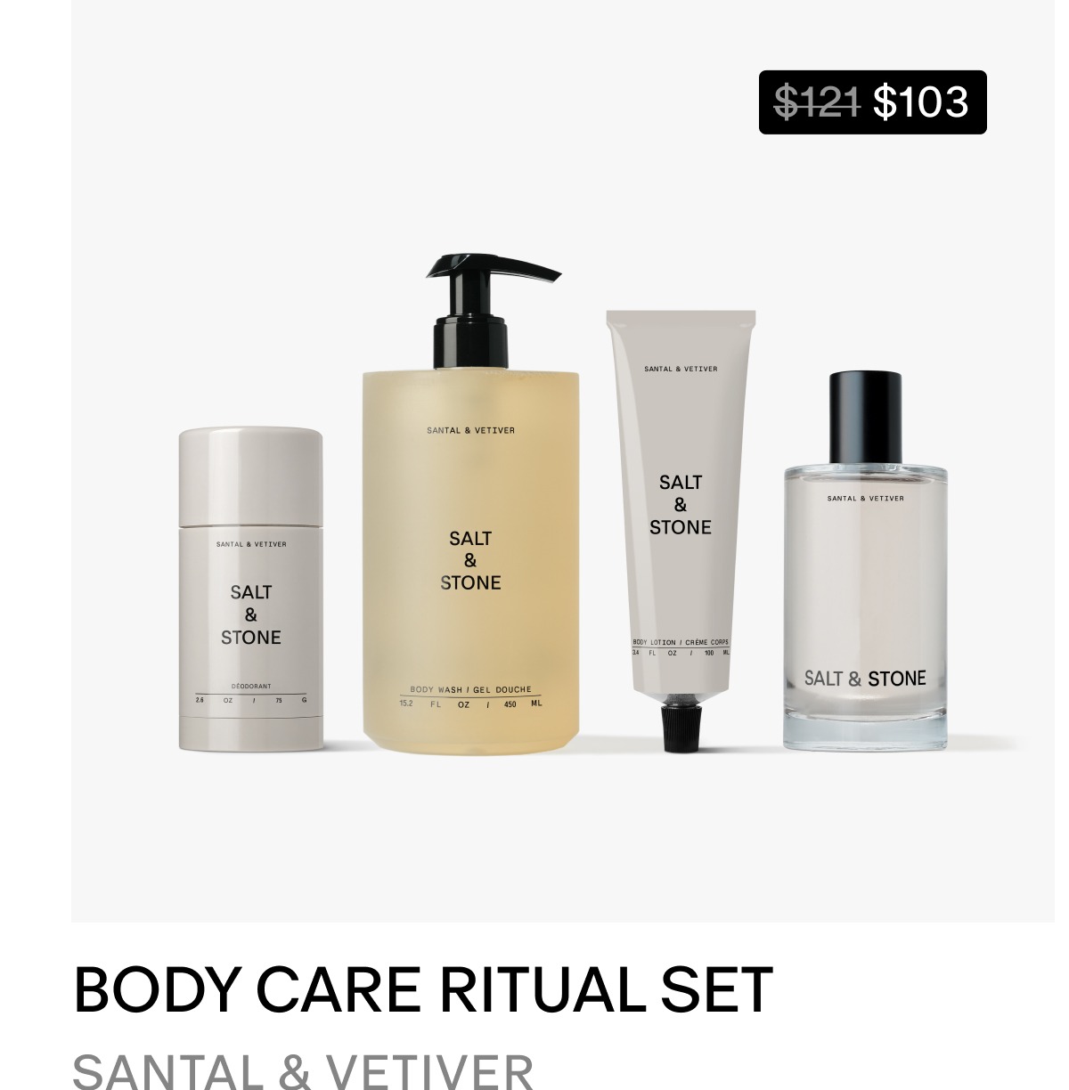 BODY CARE RITUAL SET