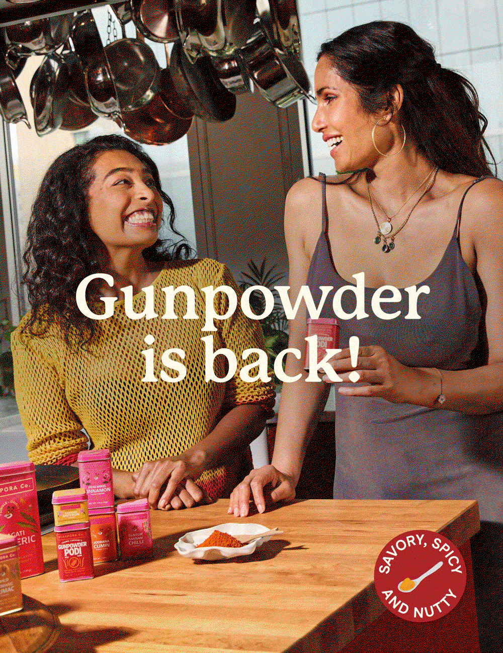 Gunpowder Is Back! Savory, spicy, and nutty