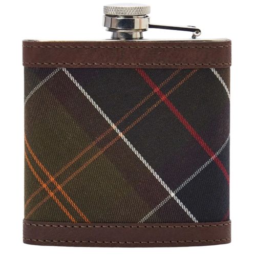 Barbour Hip Flask - Dark Brown