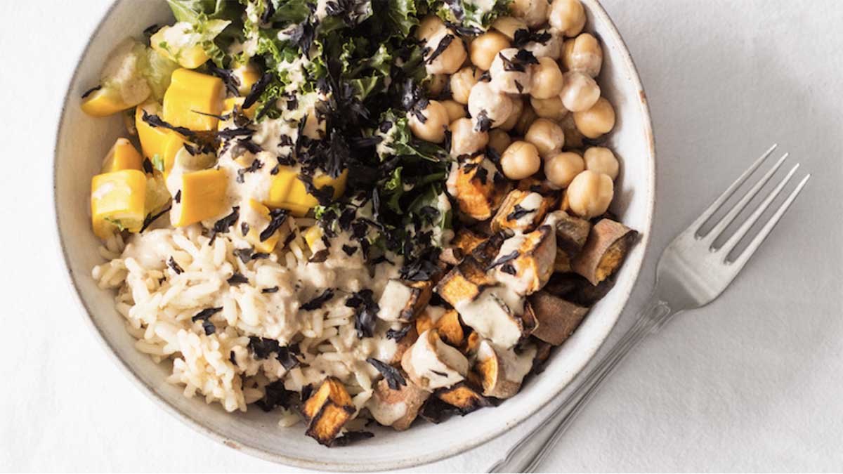 Sweet Potato Miso Macro Bowl