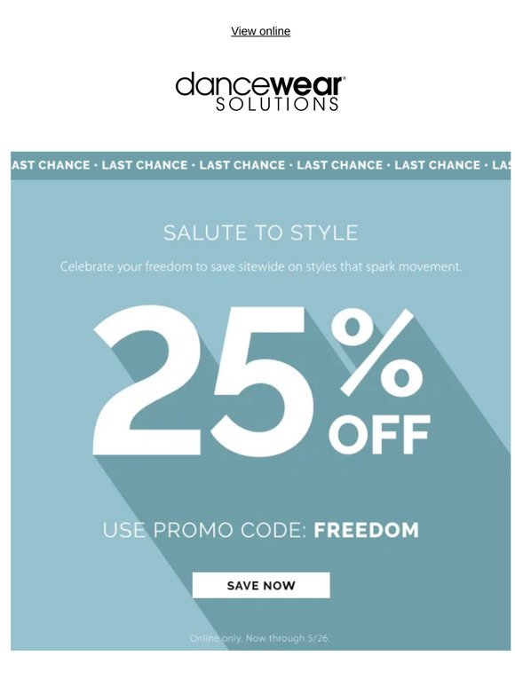 ❤️ Last Chance 💙25% Off Memorial Day Savings!