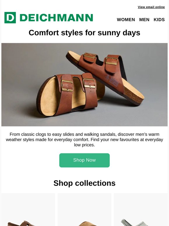 Slides, clogs and sandals made easy 😎