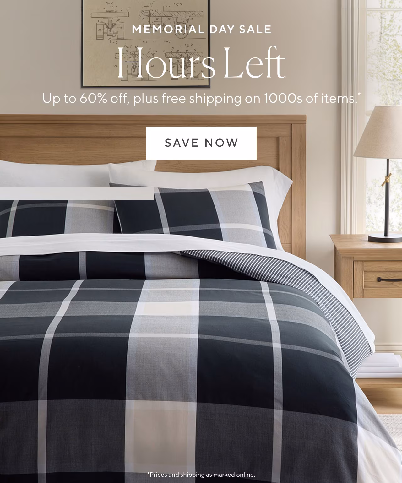 Memorial day sale hours left