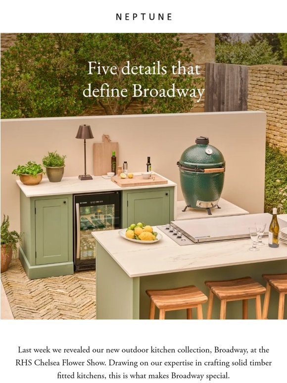 Take the kitchen alfresco