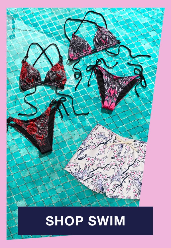 Shop new swim, including swim tops, bottoms, and swim trunks