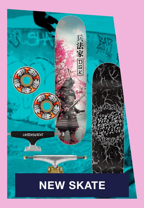 Shop new skate, including skate wheels, trucks, decks and more.