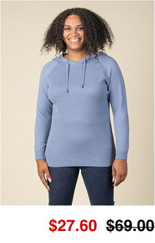 Long Sleeve Sweater With Hood