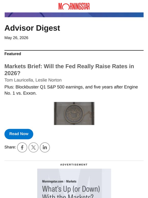 Markets Brief: Will the Fed Really Raise Rates in 2026?