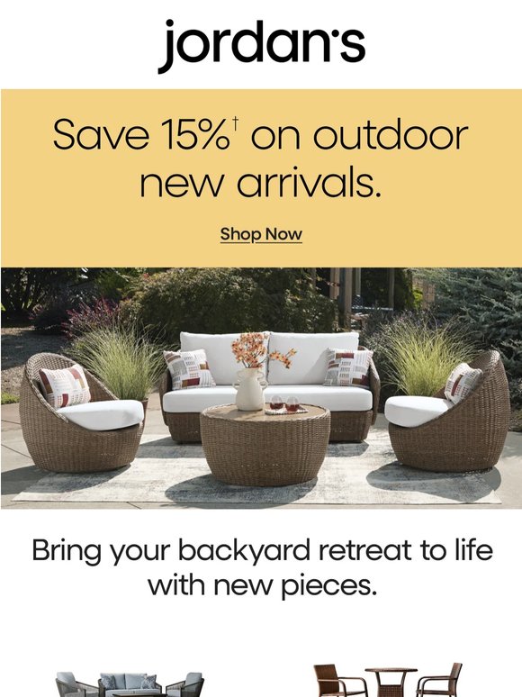 Still Happening: 15% Off Outdoor New Arrivals