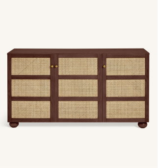 Habitat x Morris & Co. Perton 3 Door Walnut Sideboard