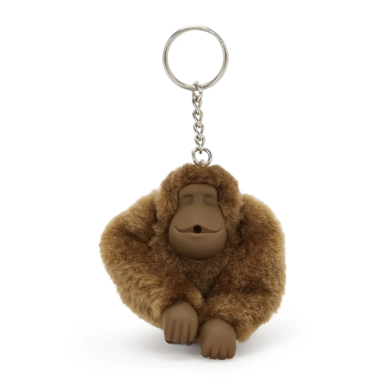 Sven Monkey Keychain-Smooth Khaki
