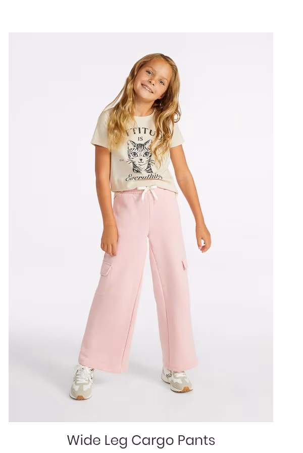 Wide Leg Cargo Pants