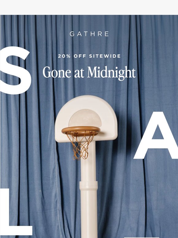 So long, sitewide sale.