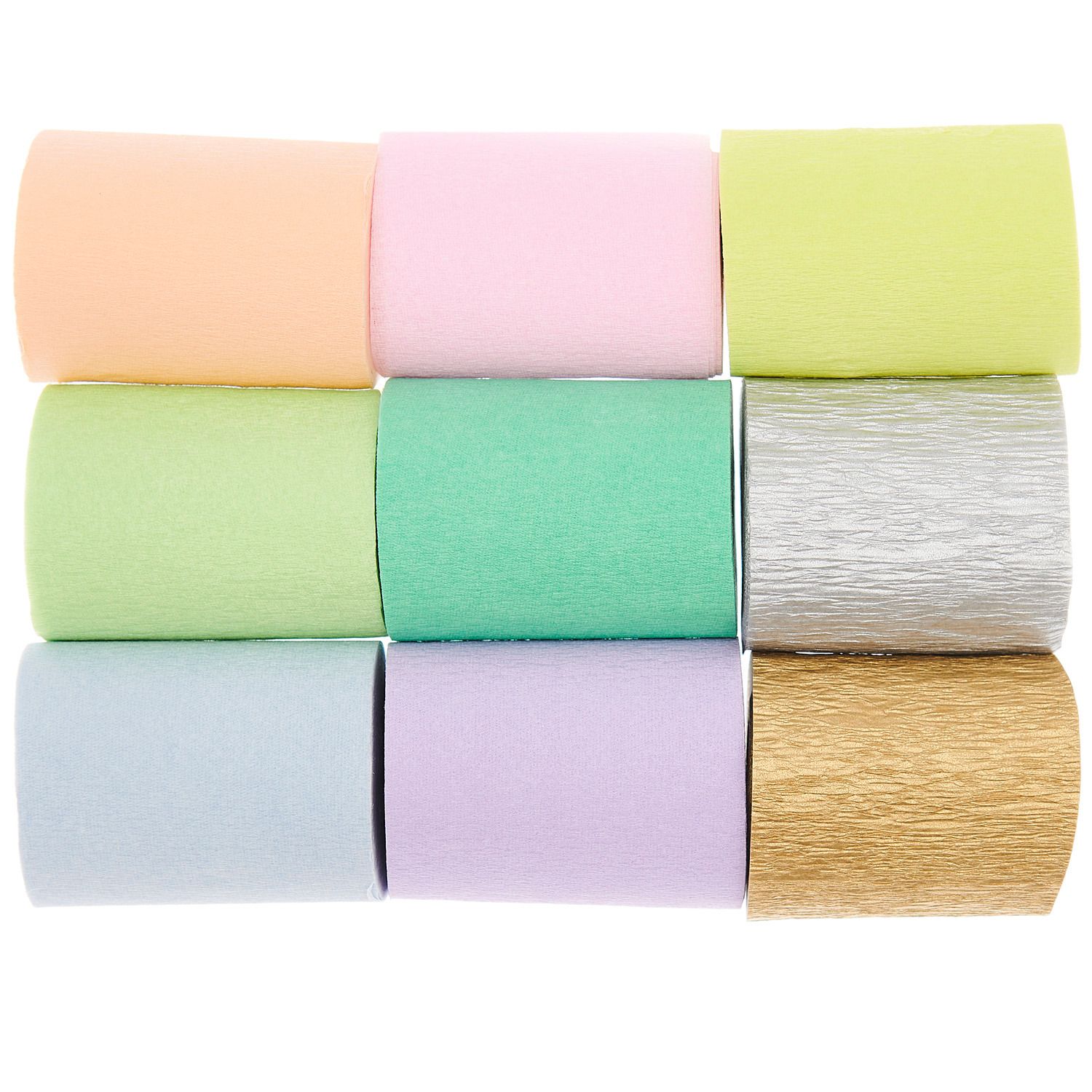 Kreppbänder  Pastell Mix