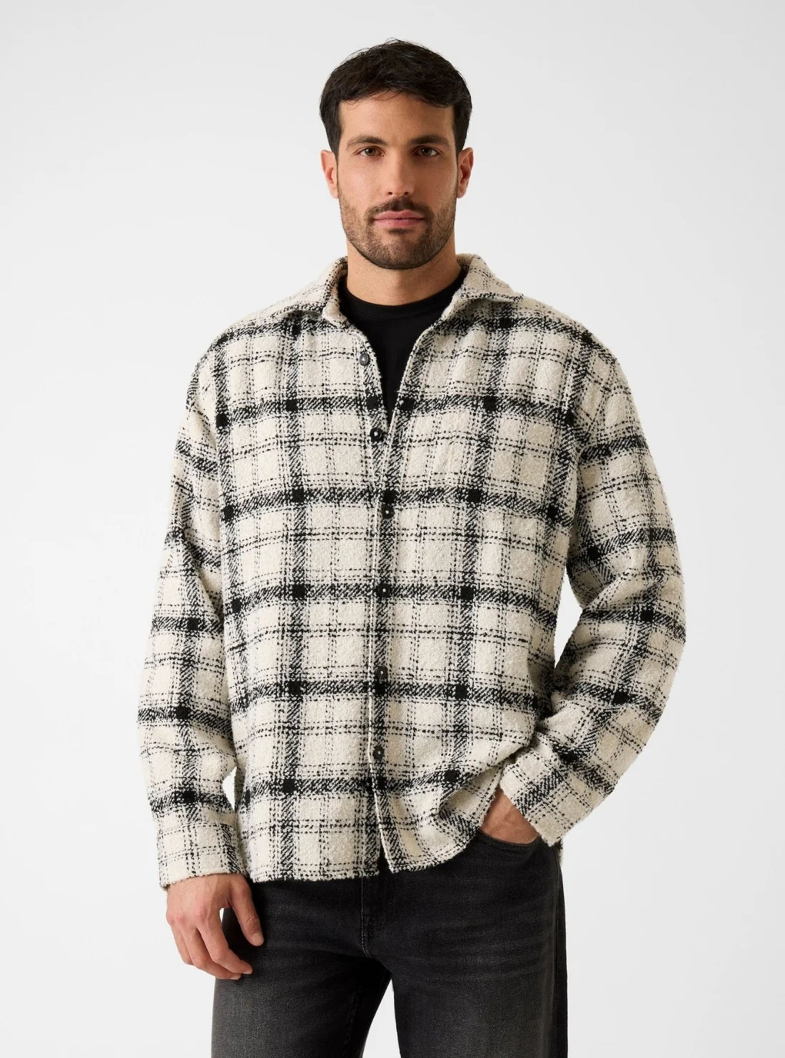 Image of Multi Winston Tweed Plaid Shirt