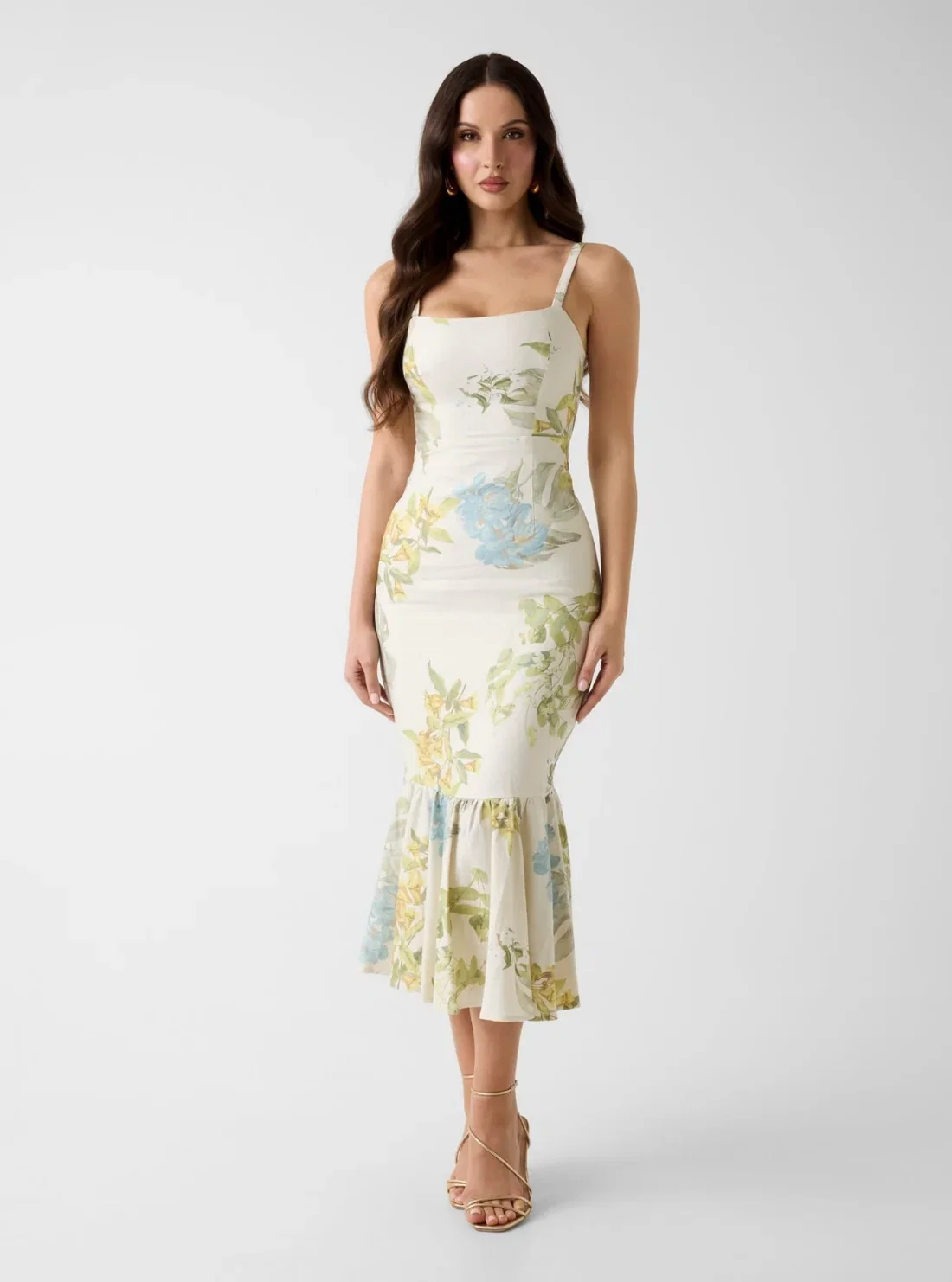 Image of Eco Multi Rory Floral Midi Dress