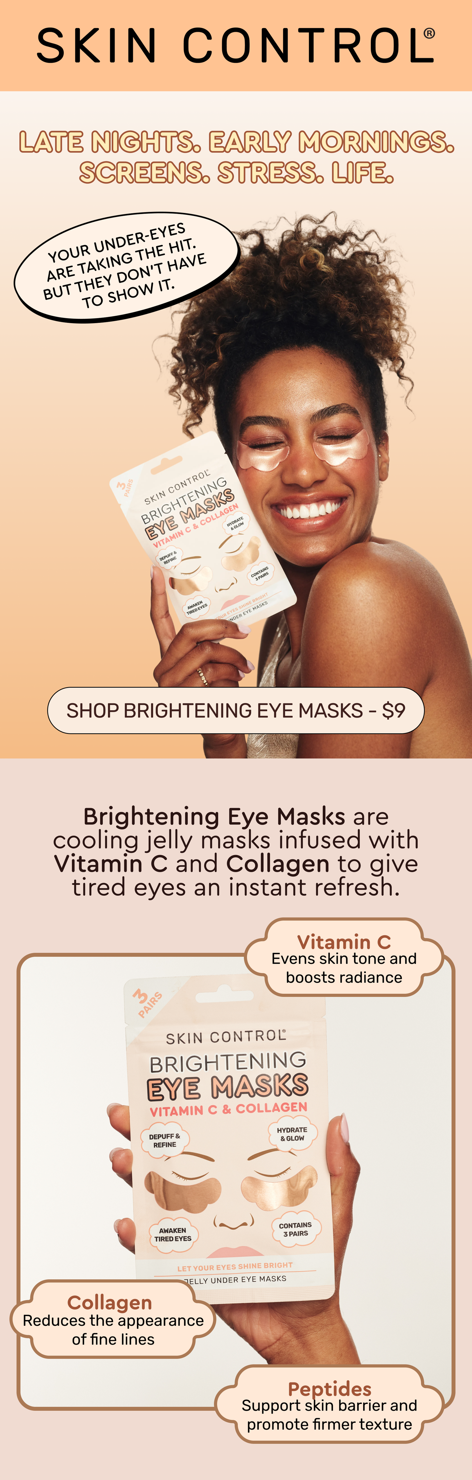 Brightening Eye Masks 
