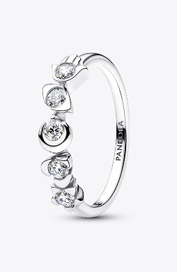 Pandora Talisman Sterling Silver Lab-Grown Diamond Symbols Ring 