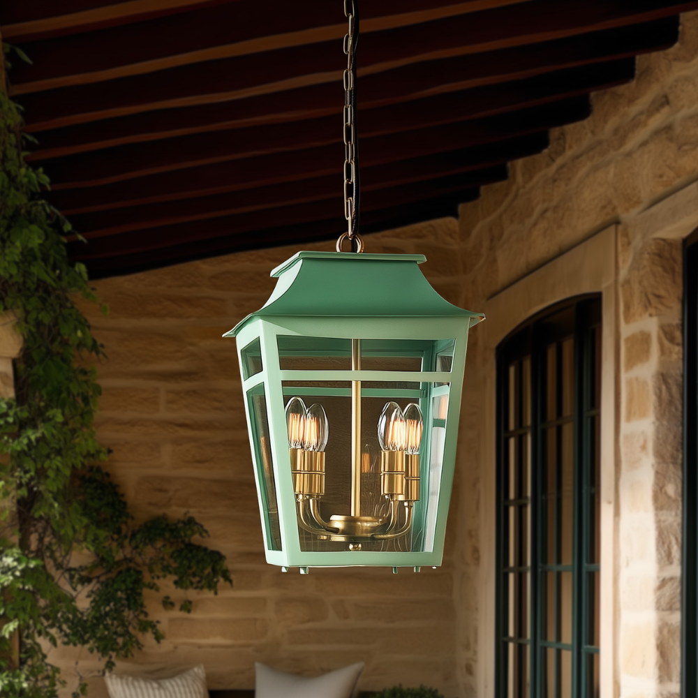 majorelle ip44 pendant in sage