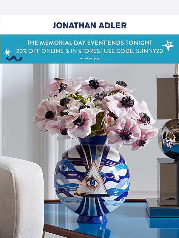 ENDS TONIGHT: The Memorial Day Event
