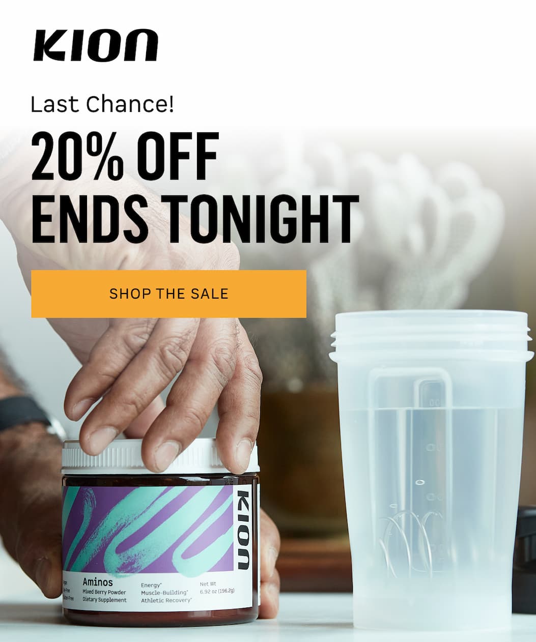 Last Chance! 20% off ends tonight. Shop The Sale.