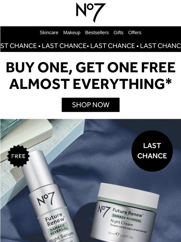 🚨 Final Day for Buy 1 Get 1 FREE