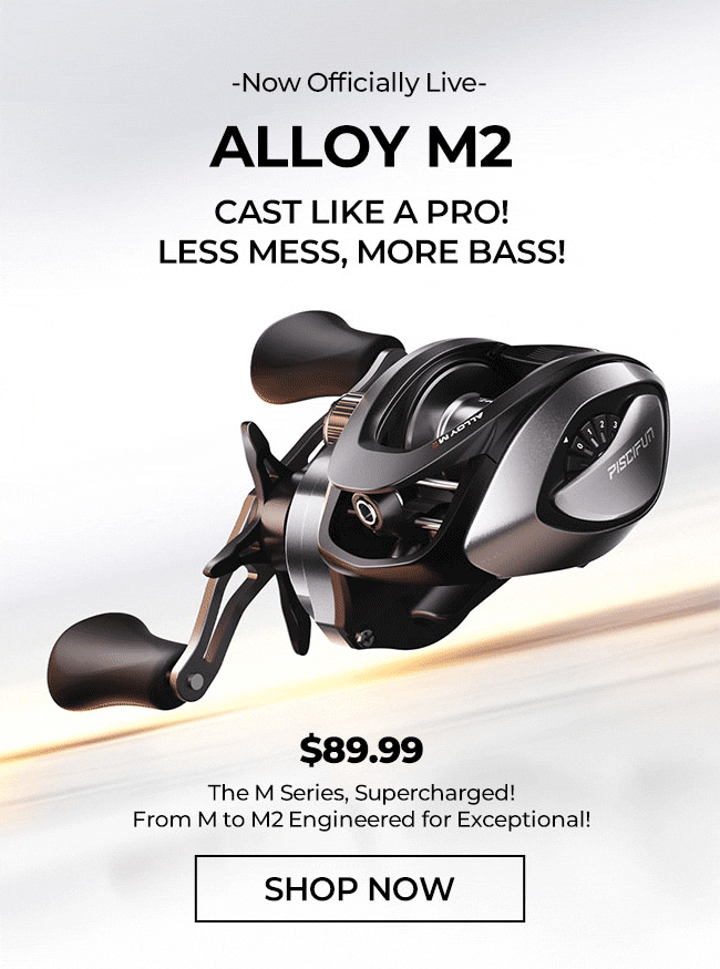 Piscifun® Alloy M2 Baitcasting Reel with Mag-Bowl™ Braking System
