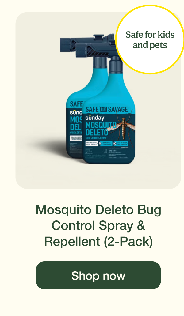Mosquito Deleto Bug Control Spray & Repellent (2-Pack) | Shop now