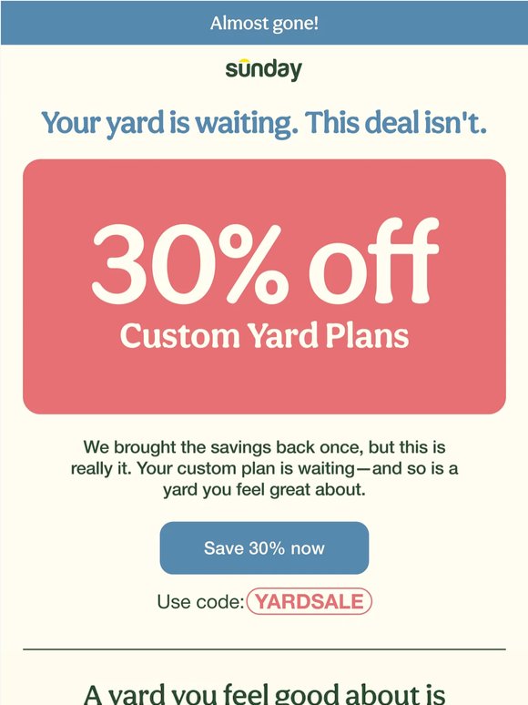 Final Moments for 30% OFF