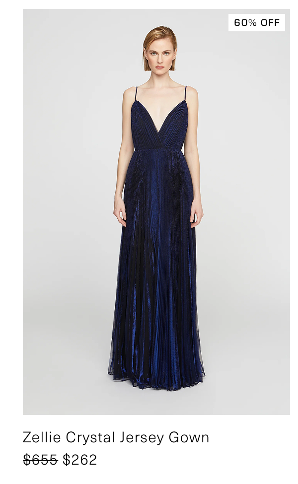 ZELLIE CRYSTAL JERSEY GOWN | now $262, was $655 (60% off)