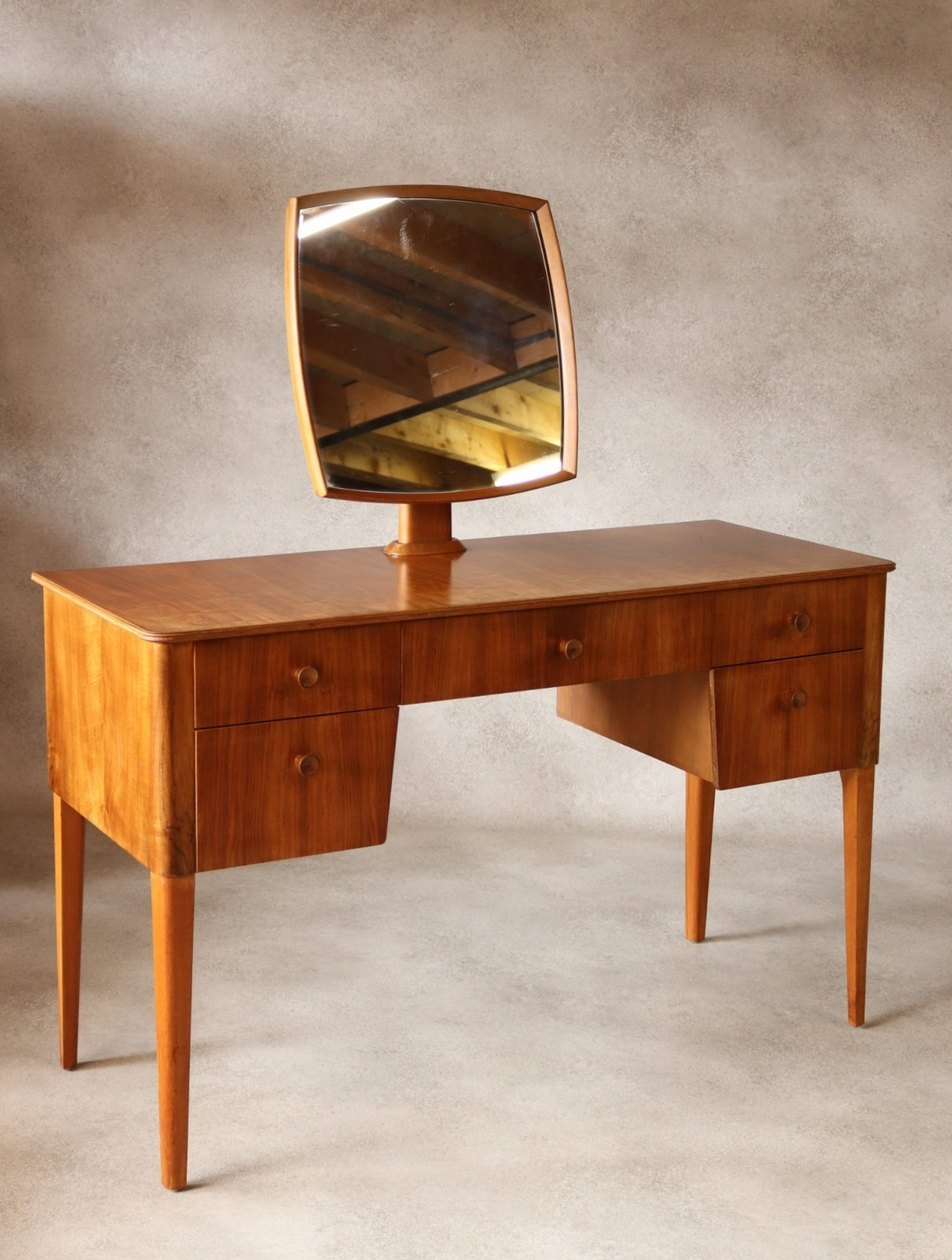 Mid Century Gordon Russell  Walnut Dressing Table 1950s