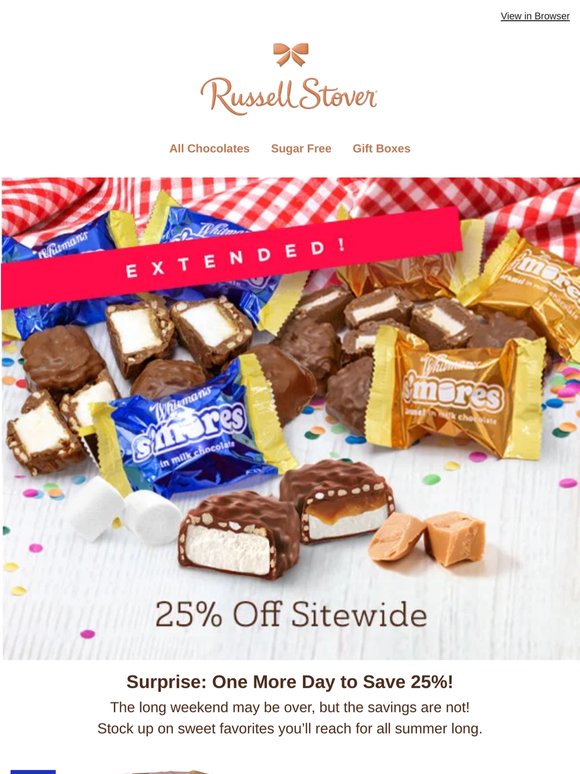 EXTENDED: 25% Off Sitewide!