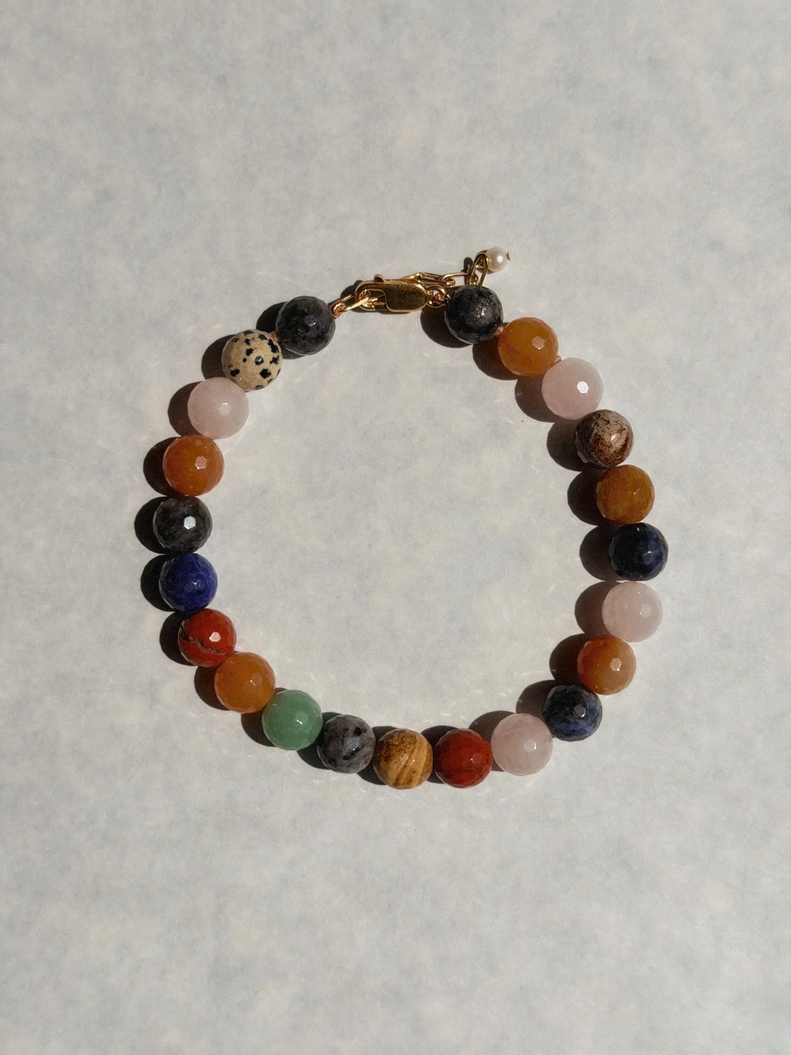 Image of PALOMA ANKLET MULTI STONE