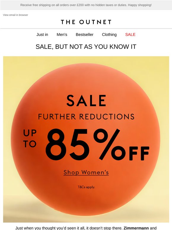 Our SALE just got even better: now at 85% off