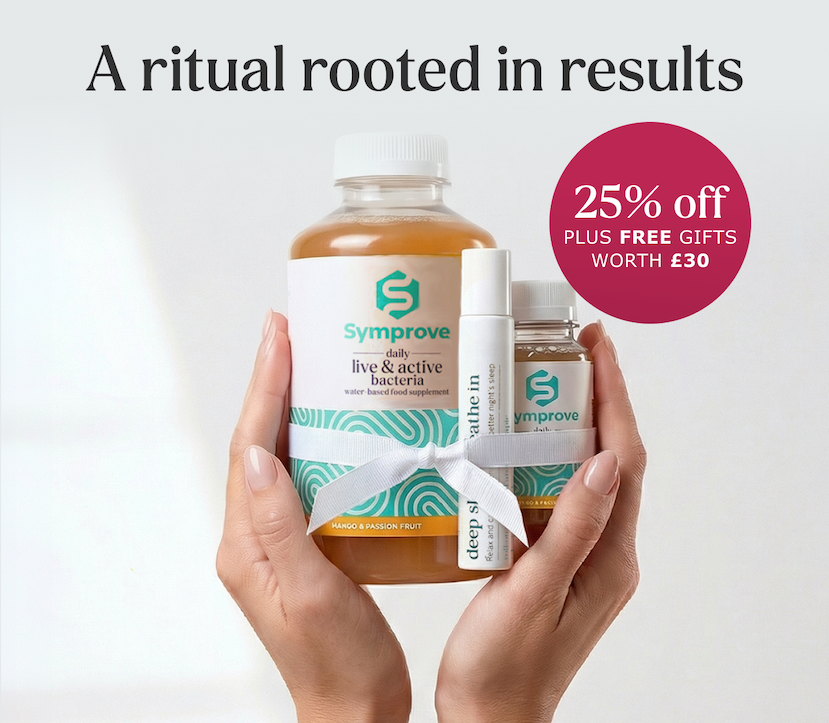 A ritual rooted in results. 25% off plus free gifts worth £30