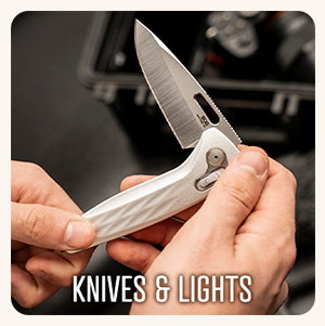 Shop Knives and Lights